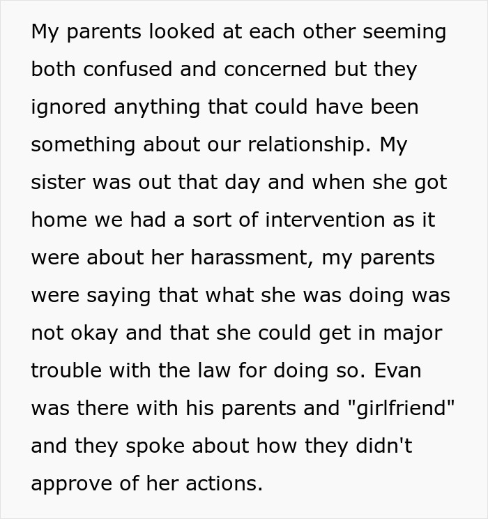 Text about a guy&rsquo;s sister confronting him over his secret boyfriend and demanding he dump him to date her instead.