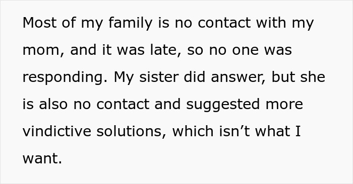 Text discussing family no contact situations, highlighting neglectful owner dog health problems related to lack of care and response.