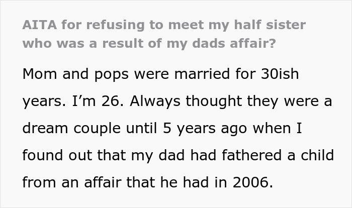 Dad Destroys 30-Year Marriage With Secret Child, Later Demands Son Play Happy Family With Them