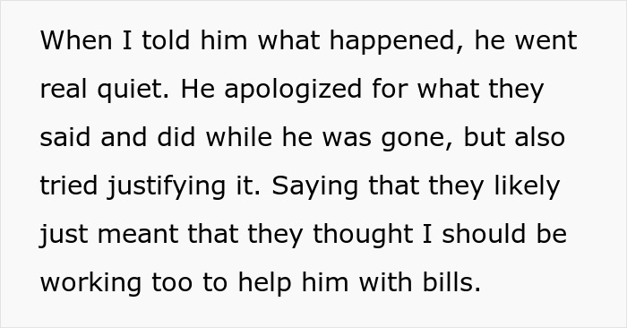 Woman Kicks Husband's Entitled Family Out After They Call Her Out For Not Having A Job Woman Kicks Husband's Entitled Family Out After They Call Her Out For Not Having A Job