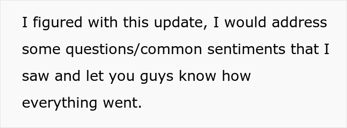 Text excerpt discussing addressing common sentiments after an update about a wife realizing hubby downgraded from gorgeous to kind. Text excerpt discussing addressing common sentiments after an update about a wife realizing hubby downgraded from gorgeous to kind.