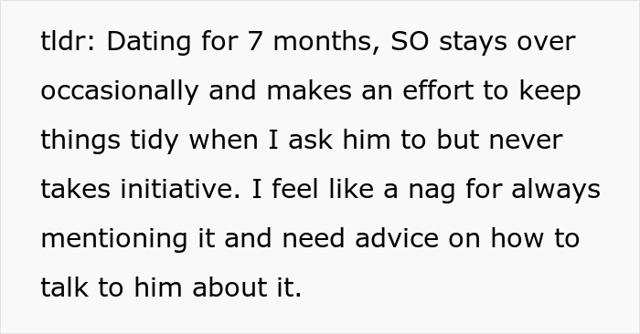 Lady Gets The Ick As She Has To Clean Up After BF, Wonders If Living With Him Is The Right Decision Lady Gets The Ick As She Has To Clean Up After BF, Wonders If Living With Him Is The Right Decision