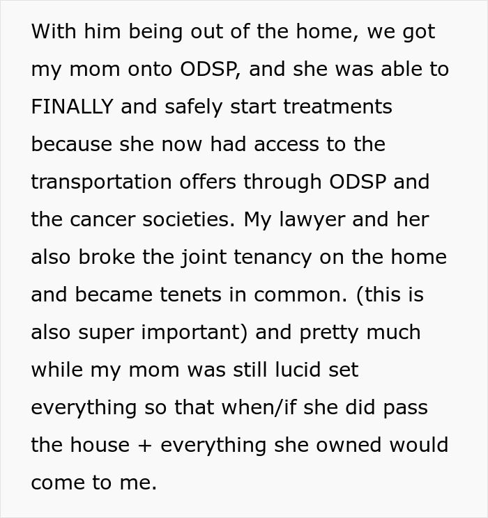 ALT text: Woman finally starts chemotherapy treatments after husband&rsquo;s refusal, daughter helps with legal and transportation support.