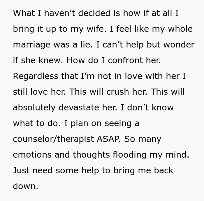 Text expressing a dad&rsquo;s doubt about his 12-year-old son&rsquo;s paternity after meeting an old friend, struggling with emotions.