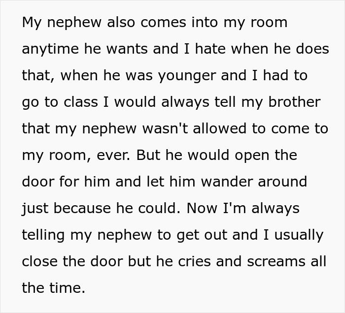Frustrated sister complains as guy just watches his 3YO son be a menace and disturb everyone around.