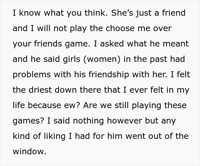 37YO Dumbstruck As She's Caught In "Teenage Drama" While Dating A Guy Obsessed With Female Bestie