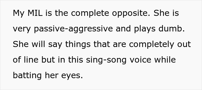 Text discussing a new mom&rsquo;s anxiety triggered by passive-aggressive behavior from her mother-in-law during visits.