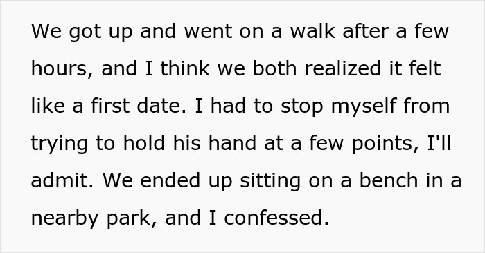 Excerpt describing a man&rsquo;s love story as he reconnects with an ex he never stopped thinking about.