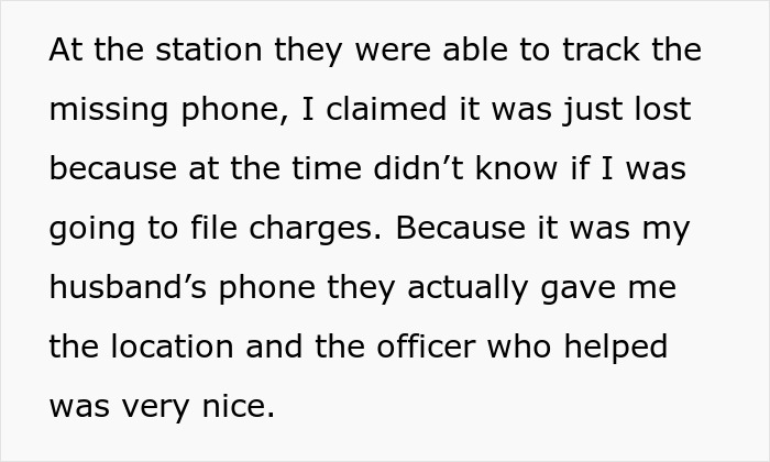 Text about tracking a missing phone linked to husband, mentioning suspicion and chilling texts revealing a disturbing truth. Text about tracking a missing phone linked to husband, mentioning suspicion and chilling texts revealing a disturbing truth.
