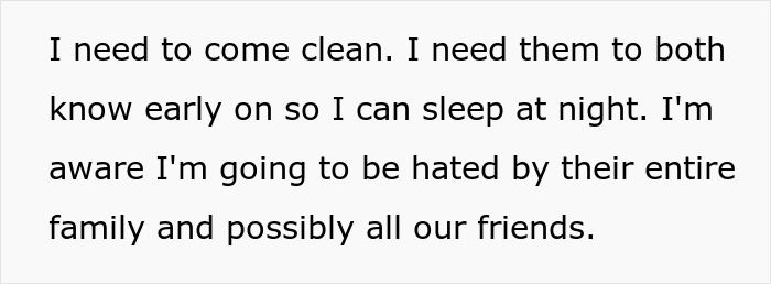 Text message revealing a man admitting cheating on girlfriend with her sister and fearing family backlash. Text message revealing a man admitting cheating on girlfriend with her sister and fearing family backlash.