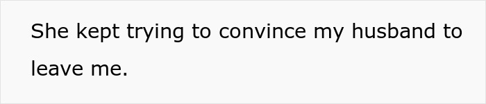 Text on a plain white background reads about a mother-in-law secretly DNA testing grandkid without expecting backlash.