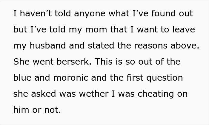 Text excerpt about a woman discovering her husband&rsquo;s affair and deciding to leave him after accident.