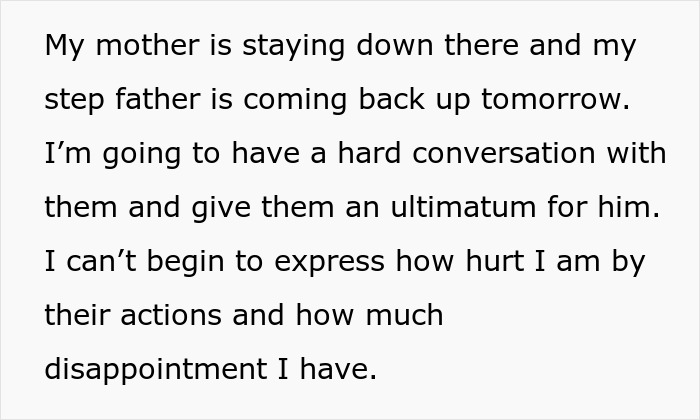 Text expressing hurt and disappointment caused by neglectful owner dog health problems.