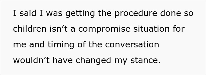 Text about a boyfriend demanding a veto on a woman&rsquo;s medical procedure to preserve his fatherhood dreams.