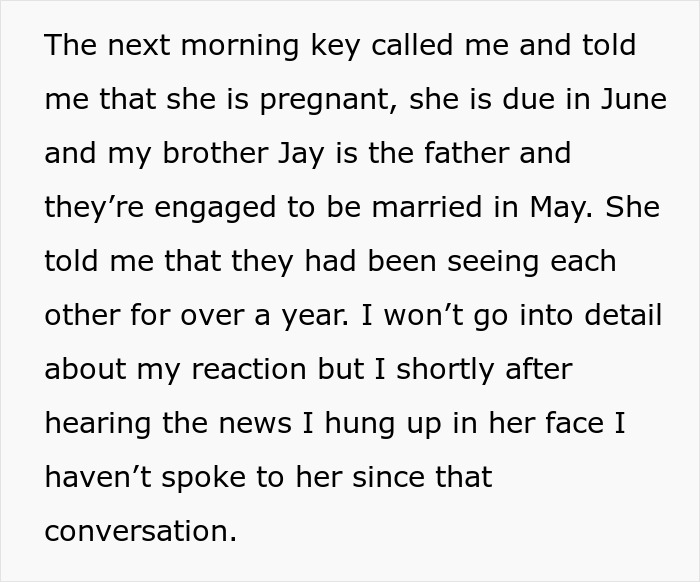 Lady Gets Pregnant With Ex's Bro, Ex Devastated After They Make It Public As He Suspects An Affair Lady Gets Pregnant With Ex's Bro, Ex Devastated After They Make It Public As He Suspects An Affair
