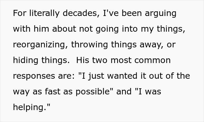Alt text: frustrated wife stressed by unhelpful husband rearranging her belongings without permission at home Alt text: frustrated wife stressed by unhelpful husband rearranging her belongings without permission at home