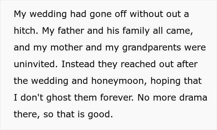 Bride horrified after uncovering why dad cut off his family, regrets inviting them to the wedding ceremony.