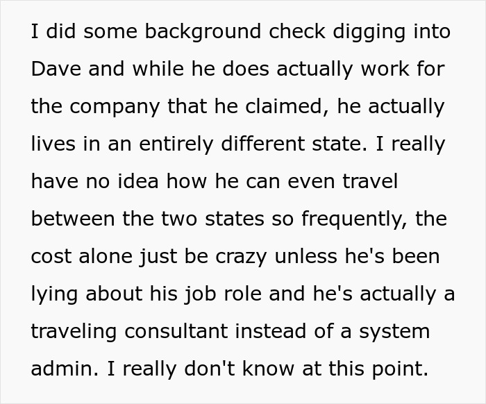 Mulher pensa que está no melhor relacionamento até receber uma mensagem chocante da esposa do namorado.