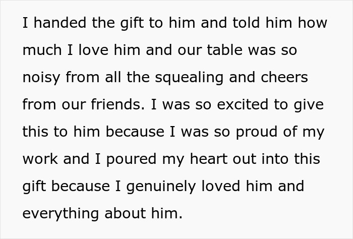 Lady Aghast After "Perfect" BF Displays His Red Flags By Mocking Her Gift In Front Of Their Friends