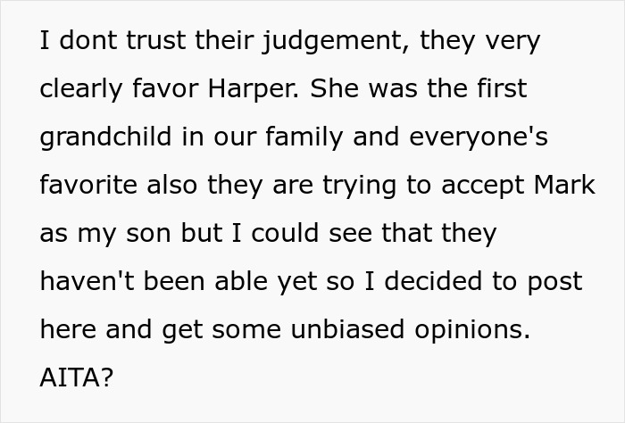 Text post about a family crisis where a dad evicts teen daughter for a new baby, seeking unbiased opinions online.