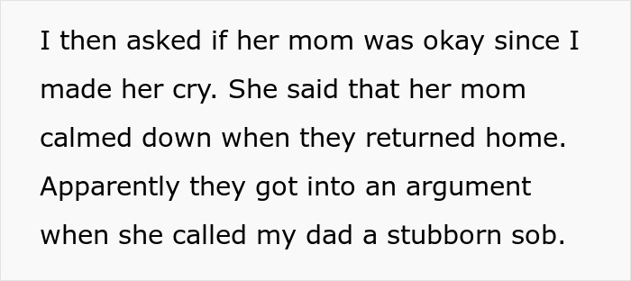 Text excerpt about a bride horrified after uncovering why dad cut off his family and regretting inviting them to the wedding.
