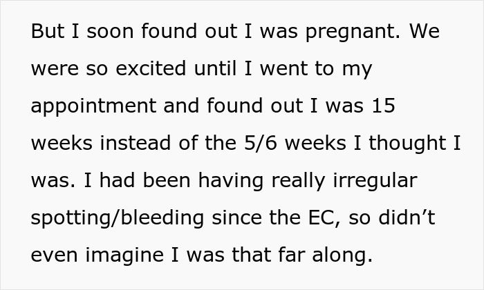 Text about pregnancy appointment reveals unexpected 15-week pregnancy, highlighting MIL secretly DNA testing grandkid controversy.