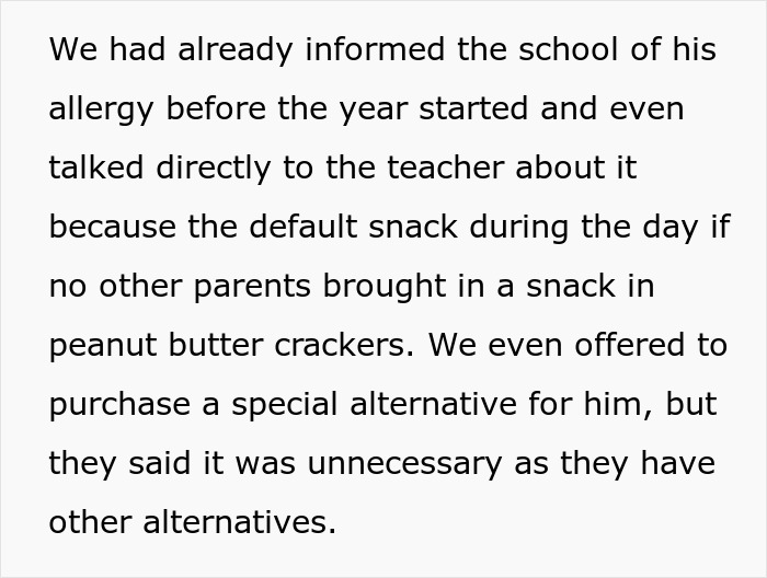 Parents Caught In A Legal Battle As School Keeps Giving Nuts To Their Allergic Son Despite Warnings