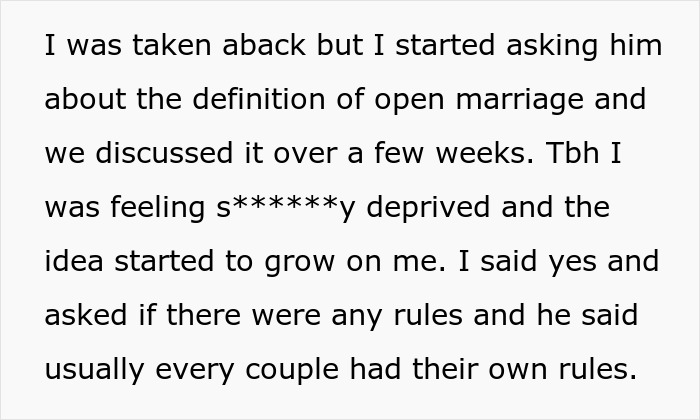 Husband Demands Open Marriage &ldquo;Or He Would Go Crazy&rdquo;, Regrets It The Moment His Wife Starts Enjoying It