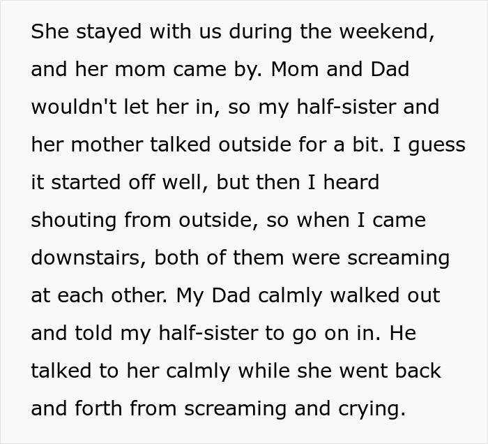 Text excerpt discussing a bride&rsquo;s dad cutting off his family causing conflict and regret at the wedding event.
