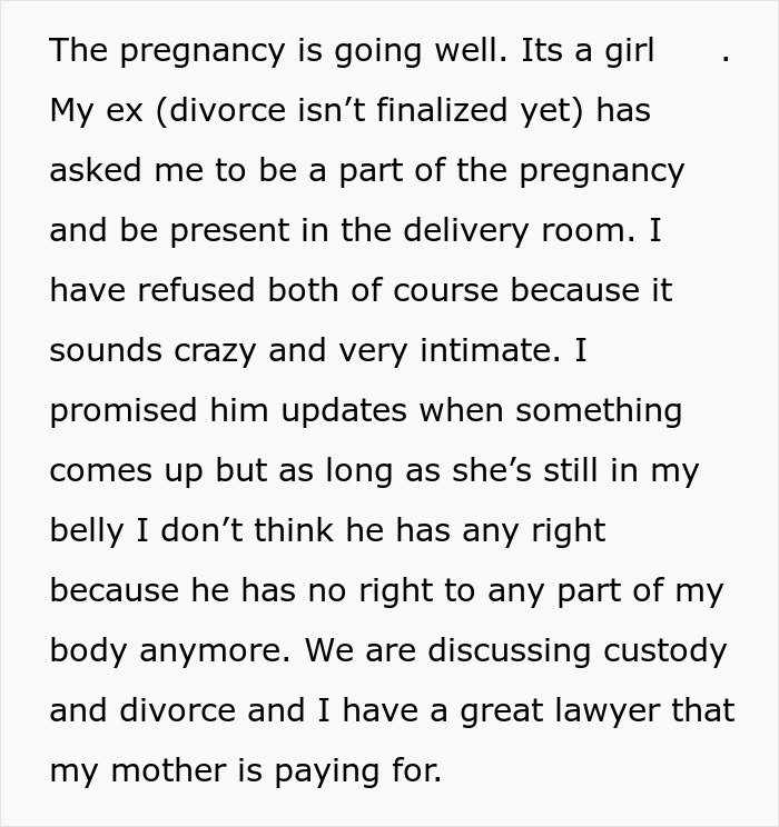 Pregnant woman sharing her story about uncovering husband's affair and the impact on her life and relationship.