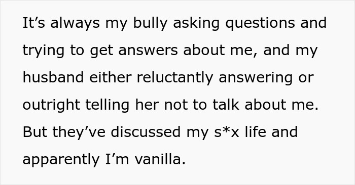 Text excerpt revealing a woman&rsquo;s struggle after uncovering her husband&rsquo;s affair and judgments about her s*x life.