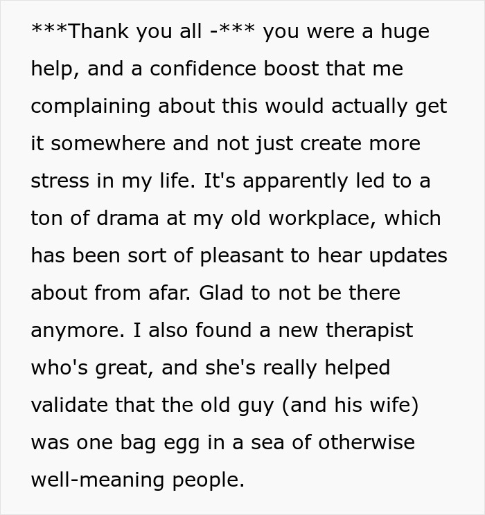 Woman confused about coworkers knowing personal details, discovering her therapist is her boss's husband.
