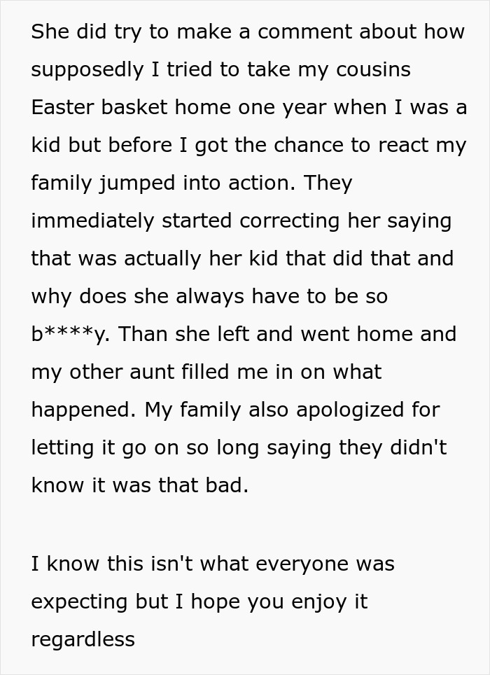 As pessoas sugerem reviravoltas para essa mulher que odeia a tia, a família encontra o posto e faz o trabalho para ela