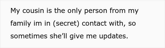 Trecho de texto sobre um homem gay chocado com a audácia de seus pais em esperar o financiamento da aposentadoria após expulsá-lo.
