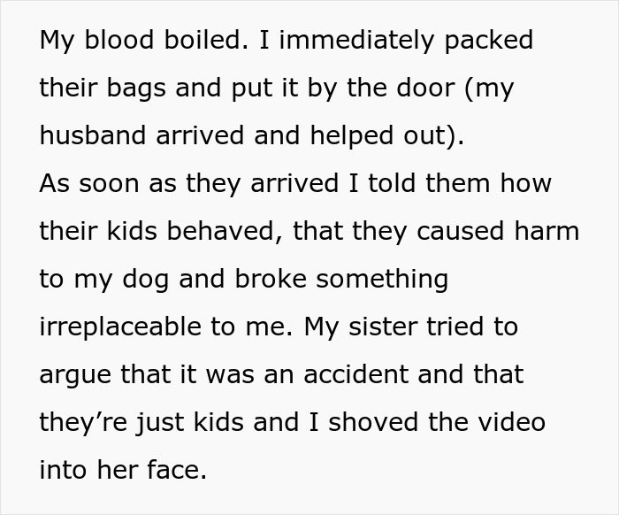 Woman Kicks Sister And Her “Monster” Kids Out In The Middle Of The Night, Bans Them From Visiting Woman Kicks Sister And Her “Monster” Kids Out In The Middle Of The Night, Bans Them From Visiting