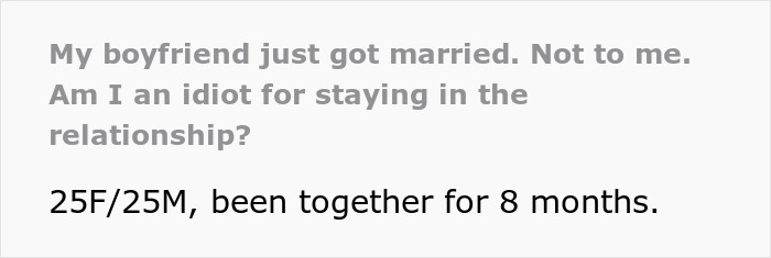 Mulher questiona sua sanidade depois que namorado militar se casa com outra pessoa e chama isso de “normal”