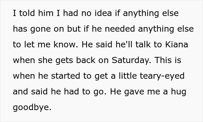 Text excerpt about a cheater hiding a one night stand from boyfriend, with a friend threatening to expose a secret.