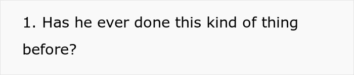 Text asking if he has ever done this kind of thing before, related to wife realizing hubby downgraded from gorgeous to kind. Text asking if he has ever done this kind of thing before, related to wife realizing hubby downgraded from gorgeous to kind.