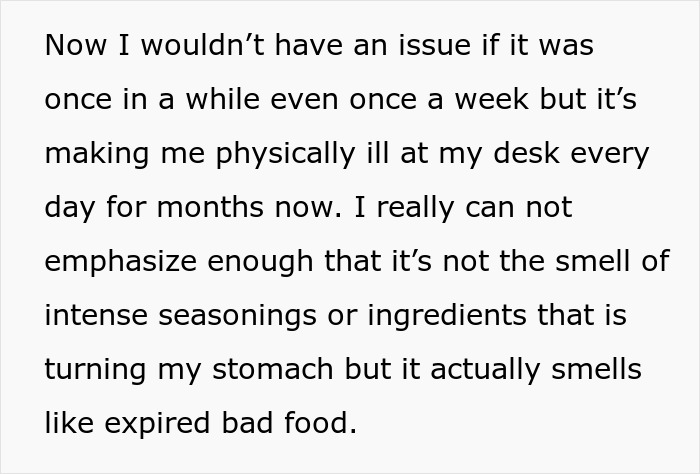 Lady Reports Coworker For Complaining About "Cultural" Food, Says Her &ldquo;Nausea&rdquo; Is &ldquo;Repressed Racism&rdquo;