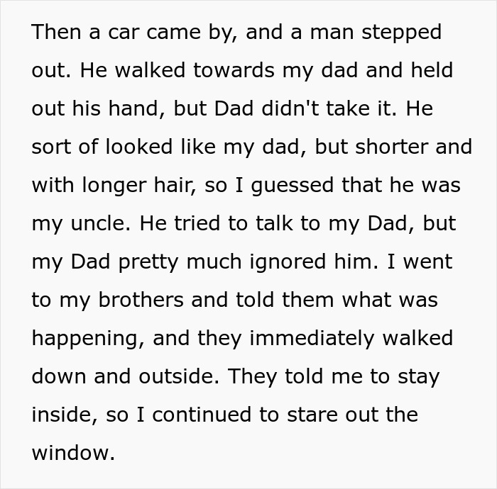 Bride horrified after uncovering why dad cut off his family, showing regret and emotional family conflict at the wedding.