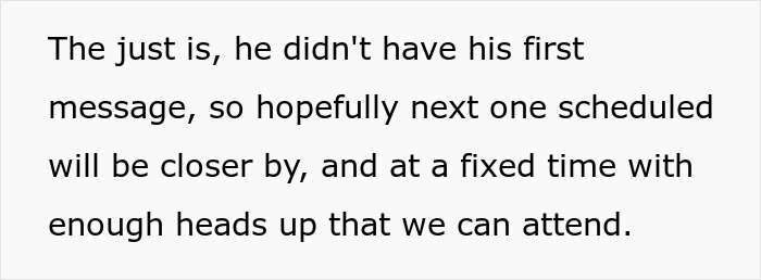 Text discussing a lady skipping her nephew&rsquo;s uncertain boxing match to care for her dogs, causing her sister to react angrily.