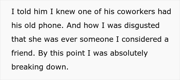 Text message revealing a woman suspects her husband is a psychopath, expressing disgust and emotional breakdown. Text message revealing a woman suspects her husband is a psychopath, expressing disgust and emotional breakdown.