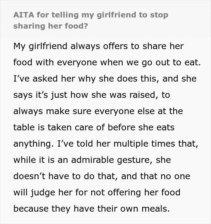Guy Blasted Online For Confronting Girlfriend Over Food Sharing And Not The Friend Who Ate It