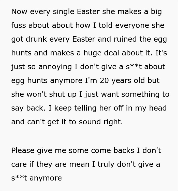 As pessoas sugerem reviravoltas para essa mulher que odeia a tia, a família encontra o posto e faz o trabalho para ela