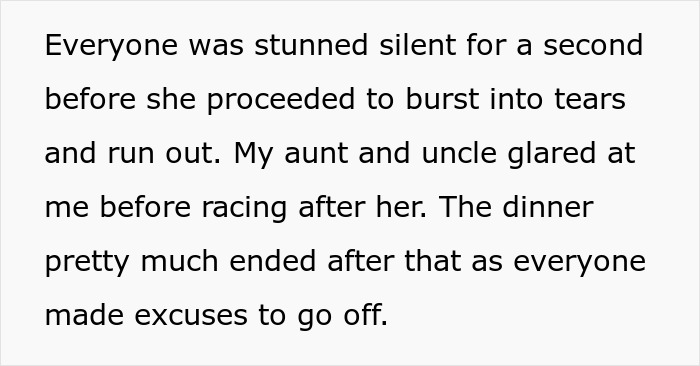 Woman drags parents into competition with PhD cousin, leading to loss of their life savings and family conflict.