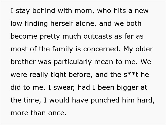 Text excerpt from a personal story highlighting family struggles after a DNA lab mixes paternity results.