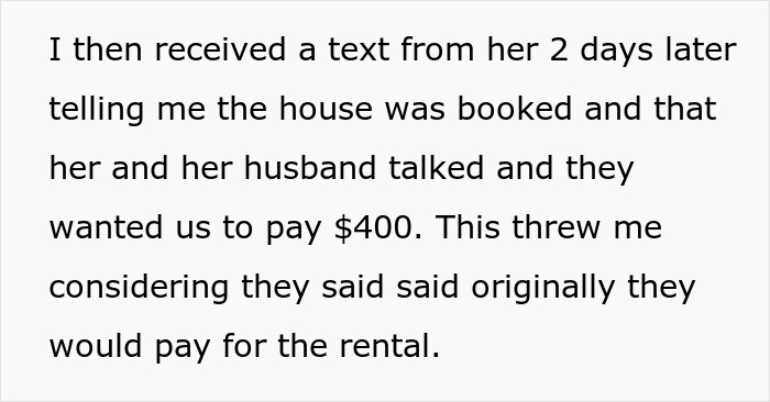 Lady Invites Sis And BIL For A Trip For Free, Then Starts Endless Mind Games On Money And Terms