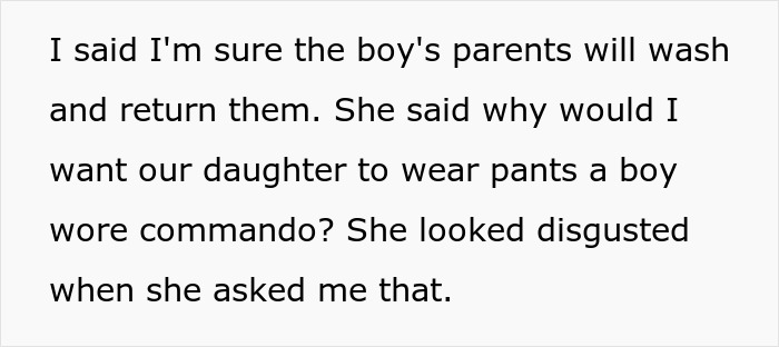 Wife Disgusted As Hubby Gives Daughter's Pants To A Boy After A Bathroom Accident, Rages At Him