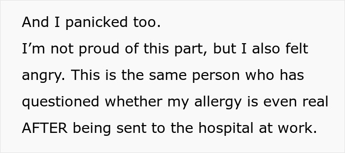 Rude Coworker Chokes On Peanut Dessert, Guy With Severe Allergy Takes Heat For Not Helping Her Rude Coworker Chokes On Peanut Dessert, Guy With Severe Allergy Takes Heat For Not Helping Her