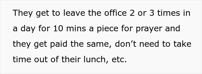 Atheist Sees Injustice As Colleagues Get Paid Prayer Breaks, Demands Meditation Break As Well Atheist Sees Injustice As Colleagues Get Paid Prayer Breaks, Demands Meditation Break As Well